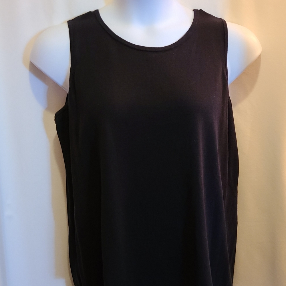 Chico's NWT Black Sweater Tank - Size 3
